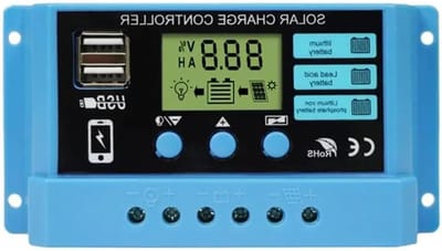 Zonne Laadregelaar - MPPT Regelaar - Energie Beheer - Instelbare Parameters - 10A 20A 30A - Blauw