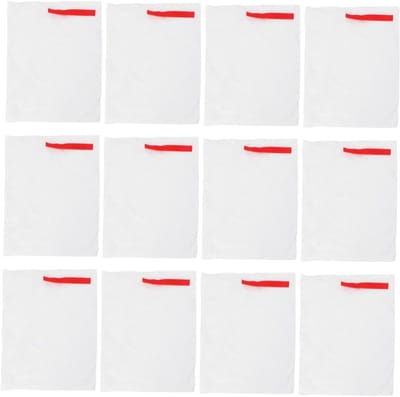 Stof Fruit Zakken - Kweekzakken Planten Pouch - Bescherming Planten - Ademend Materiaal - 250 x 320 mm - Wit