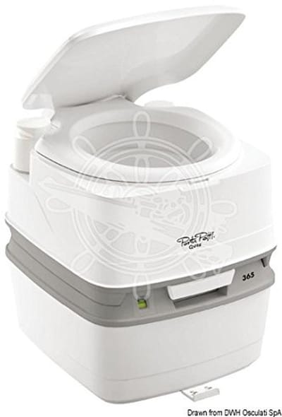 POTTI Volwassen Unisex Toilet - Wit - 1 Persoon