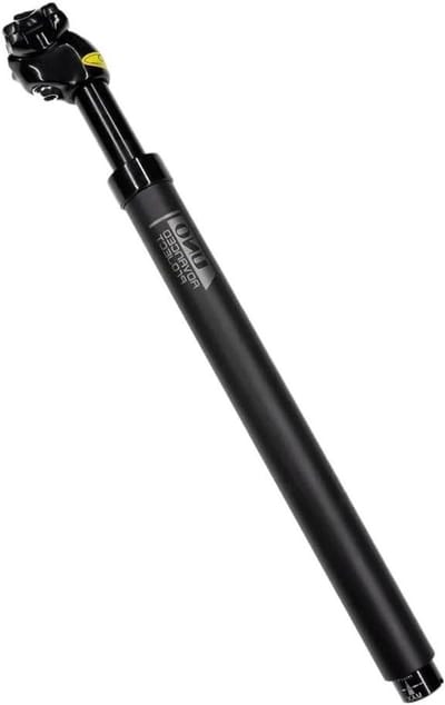 Zadelsteunen Fiets - Verende Pen - Comfortabel Fietsen - Schokabsorberend Ontwerp - 26.8-33.9 mm - Zwart