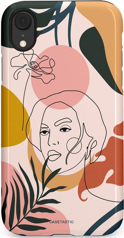 Casetastic Hoesje Geschikt voor Apple iPhone Xr - Stijlvolle Beschermende Duo-layer Case - Elegantie van binnen