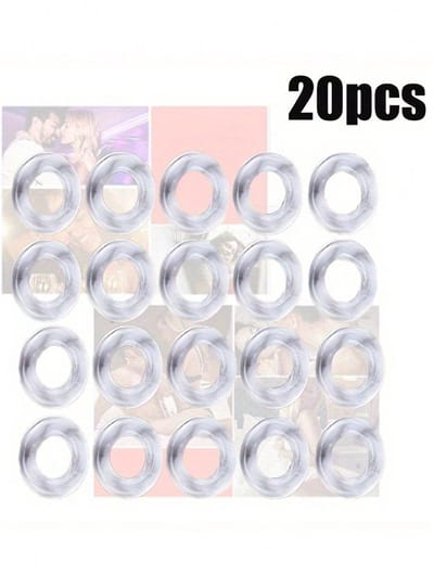 Oneay Set van 20 ultrazachte en elastische penisringen voor mannen | Comfortabel seksspeelgoed voor volwassenen | Accessoires voor langdurig ejaculatie-uitstel