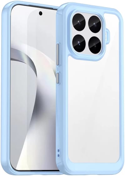 Hoesje geschikt voor Xiaomi 17T - Phonesta Acrylic Hybrid Back Cover - Blauw