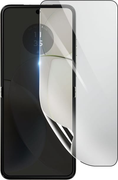 3mk, Geschikt voor Motorola Razr 40, Schokbestendige Hydrogel Screenprotector, Transparant