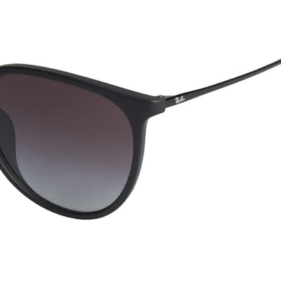 RayBan Zonnebril Erika Klassieke Bril Trendy Zonnebril Dames 57 grijze kleur