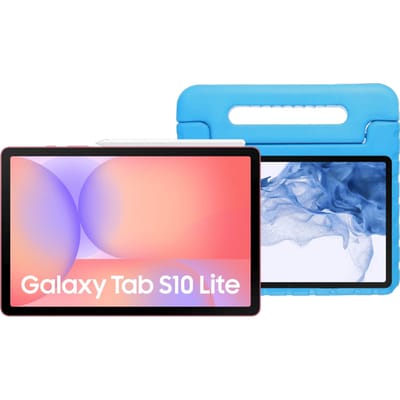 Samsung Galaxy Tab S10 Lite 10,9 inch 128GB Wifi Rood + Kids Cover Blauw