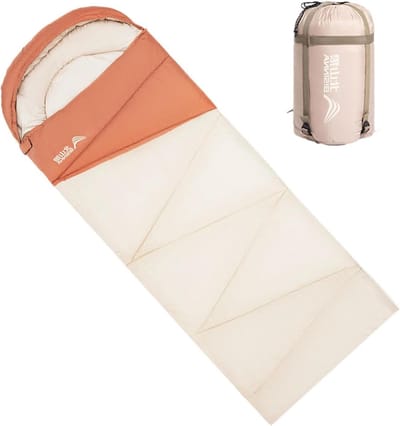 Kampeer slaapzak - Kampeer deken - Buiten slapen - Lichtgewicht compact - 190x85cm - Multikleur