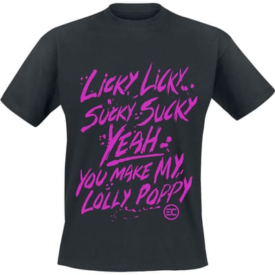 Electric Callboy T-shirt - Licky Licky - M tot 3XL - voor Mannen - zwart