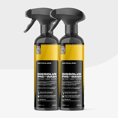 Detailrs Dissolve Pre-Wash 2-pack - Pre Wash Auto - Prewash Auto - Pre Wash - Auto Wassen - Voor Auto & Motor - 1L