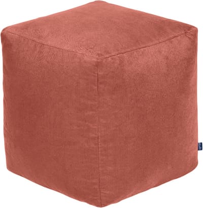 Luxe Zitzak Kubus als Voetenbank of Stoel voor Woonkamer - Ergonomisch & Lichtgewicht Poef