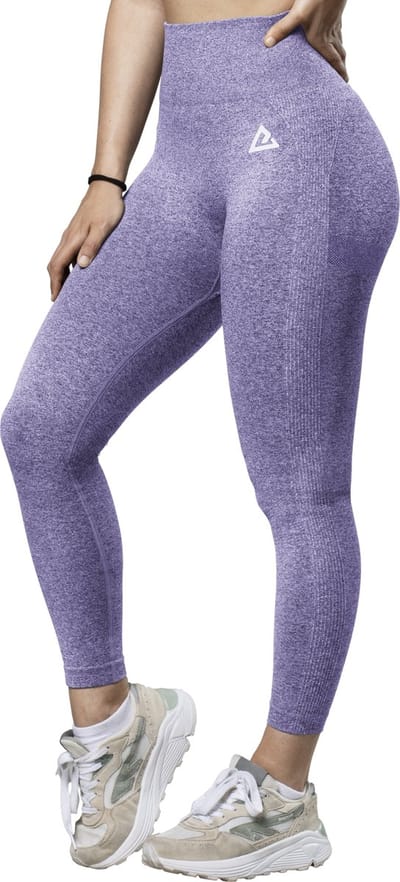 Mewave - Sportlegging paars - Dames - Sportbroek - Sportkleding - Yoga legging - Hardloopbroek - Tiktok - Fitness - Maat S