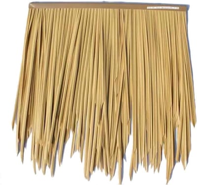 Rieten Dak Bedekking - Nep Stro - Decoratief Gebruik - Weerbestendig Materiaal - 0.5 x 0.5m Per Stuk - Natuurlijk