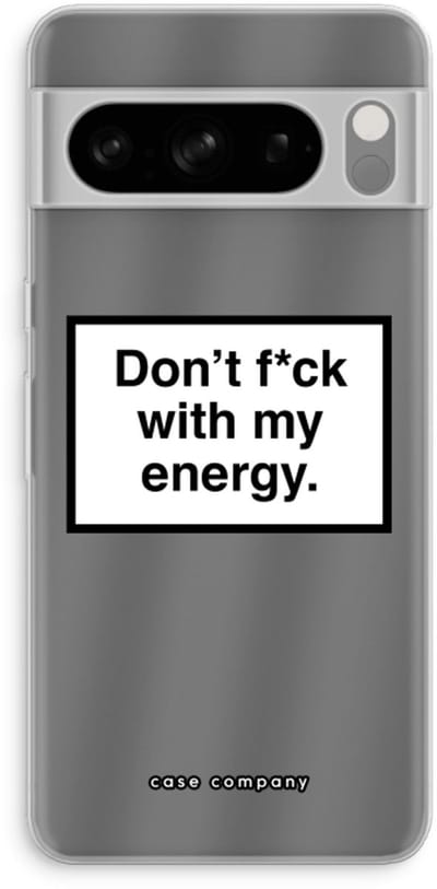Case Company® - Hoesje geschikt voor Google Pixel 8 Pro hoesje - My energy - Soft Cover Telefoonhoesje - Bescherming aan alle Kanten en Schermrand