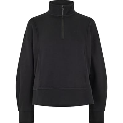 Timberland Dames/Dames Fleece Sweatshirt met Kwartrits (Zwart)