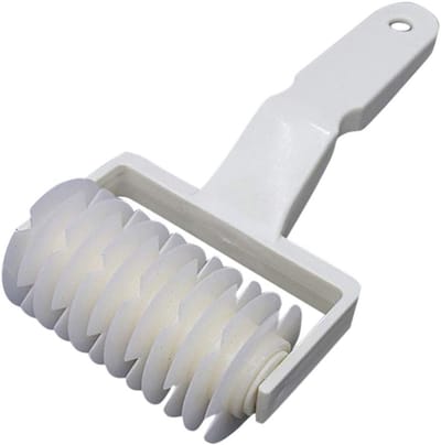 Roll Cutter voor Deeg, Deegroller en Bakgereedschap voor Taart, Pizza, Brood en Koekjes, Ideaal voor Bakken en Embossen