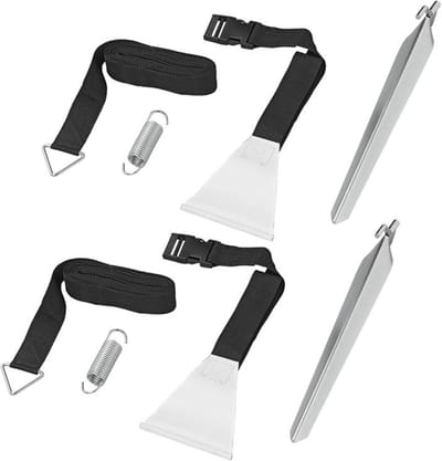 ProPlus Stormbandenset – 3,2 M – Met Peesbevestiging voor Luifelrail - Stormlijnset – Tent Stormkit – Caravan- en camperluifels – Voortenten – Compleet pakket – Incl. stormharingen & veer