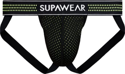 SUPAWEAR Mesh Jockstrap Neon Green - MAAT S - Heren Ondergoed - Jockstrap voor Man - Mannen Jock