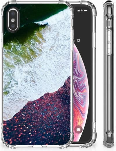 TPU Case Anti-Shock voor Apple iPhone X | Xs Shockproof Case Sea in Space