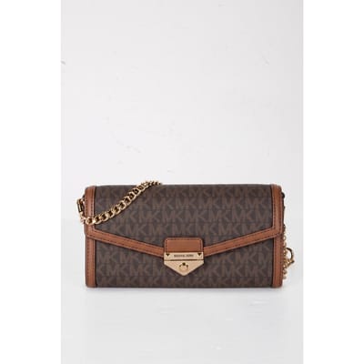 Michael Kors Large Wallet On A Chain Crossbody Brown Größe: OS | Umhängetaschen Outlet | Damen | Braun