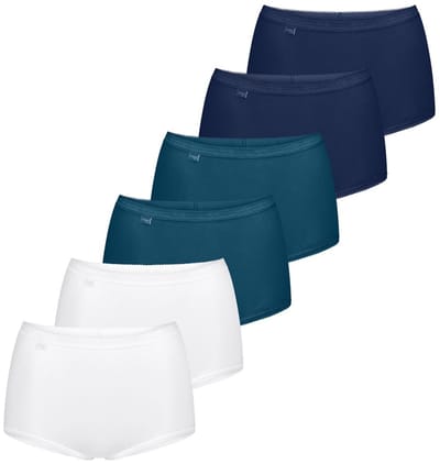 sloggi Dames maxi slip 6 pack Basic+