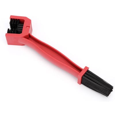 Nettoyeur de chaîne portable pour moto, vélo de route, brosse de nettoyage pour chaîne, outils de nettoyage pour moto, outil d'entretien rouge