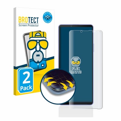 BROTECT - Screenprotector voor Sony Xperia 10 IV - Folie Beschermfolie matte volledig dekking 2 Stuks