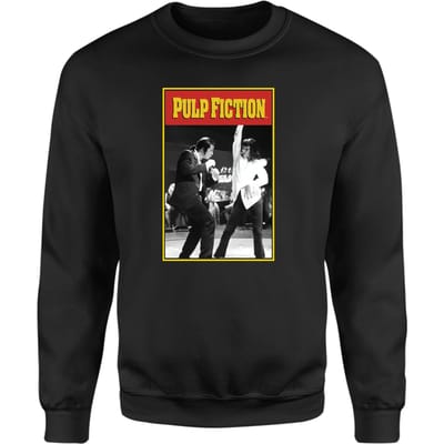 Pulp Fiction Dance Sweatshirt - Black - XL - Zwart
