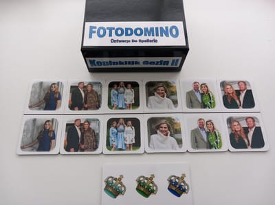 De Spellerie-Fotodomino Koninklijk Gezin II-ouderen-dementie-spel-reminiscentie-geheugen-beperking