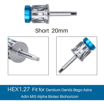 1 pièce Tournevis dynamométriques universels pour implants dentaires Clé 10-70Ncm Outil de restauration d'implants pour dentistes