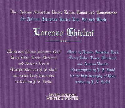 On Johann Sebastian Bach's Life Art &Amp; Work