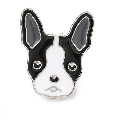 Pin hond bulldog, huisdier, kledingspeld, broche, sierpin