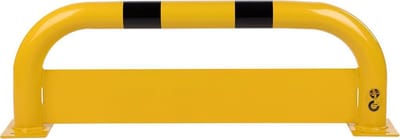 Beschermbeugel met onderrijbeveiliging - Geel/Zwart - 1045 mm (B) x 350 mm (H) - Gepoedercoat (voor binnengebruik)