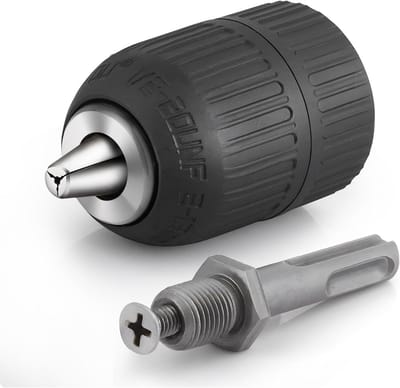 EXCITAT Boorkop - Sleutelloze boorkop - met 1/2" SDS Plus-adapter - Draadloze haakse boormachine 2-13 mm
