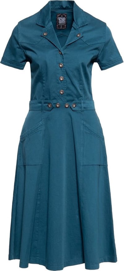 Queen Kerosin Workwear Swingjurk QK5201015000 Blauw