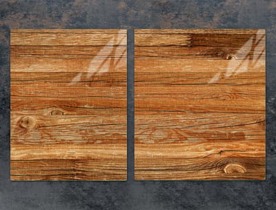 TMK ArtDeko - Serie - Snijplank - 85x52 cm - Beschermplaat - Houtdesign