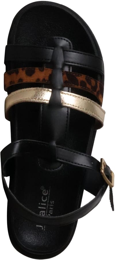 Platte sandalen met bandjes van Joalice Paris