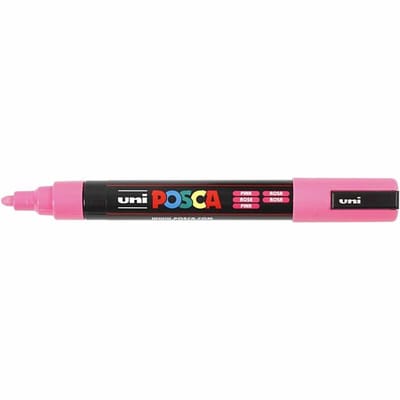 Posca Marker, afm PC-5M, lijndikte 2,5 mm, medium, roze, 1 stuk