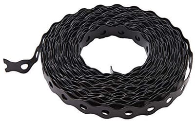 Bevestigingsband Zwart 12 mm x 10 m - Sterke en Veelzijdige Oplossing voor Doe-Het-Zelf en Industrie