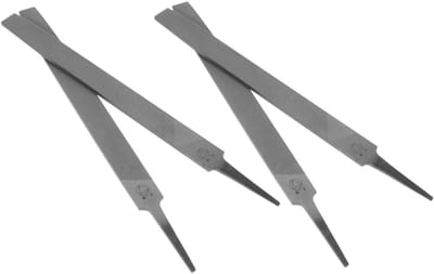 Stalen Vijlenset - Metaalvijlen - Gereedschap Slijpen - Corrosiebestendig - 25 cm - Grijs