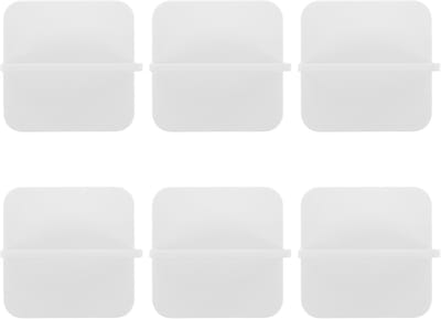 Anti-tip Bevestiging - Muuranker Meubel - Veiligheid Kinderen - Zonder Gereedschap - 7 x 6.6 x 5.5 cm - Wit