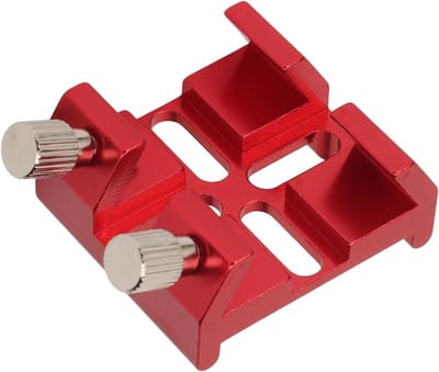 Dovetail Basis voor Viewfinder van Aluminium Legering met 2 Inch Schroefsloten en M4 Schroeven, Montagebeugel voor Optische Telescoop
