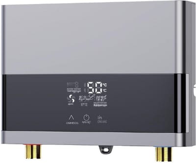 Thuys – Ownant Doorstroomboiler – 6000 W – 220 V – Instant Boiler – Mini – Doorstroomboiler – Met LED Temperatuurweergave – Zilver