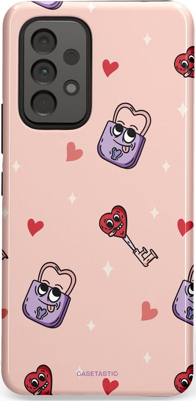 Casetastic Hoesje Geschikt voor Samsung A53 - Stijlvolle Beschermende Duo-layer Case - Jij bent mijn match