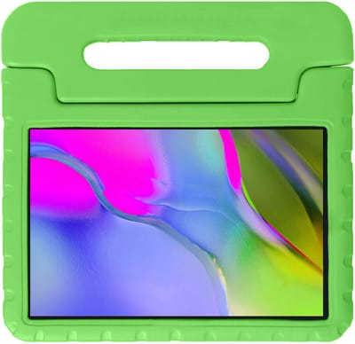 Hoesje - Geschikt voor Samsung Galaxy Tab A 10.1 (2019) - Kinderhoes Shockproof Bumper - Kidsproof Case - Tablet Hoes - Kinder Hoes Cover - Groen