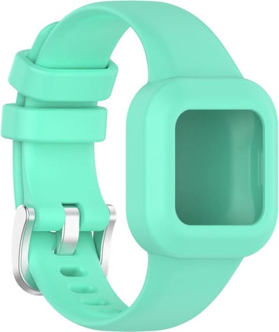 By Qubix - Siliconen one color bandje - Lichtgroen - Geschikt voor Garmin Vivofit Junior 3