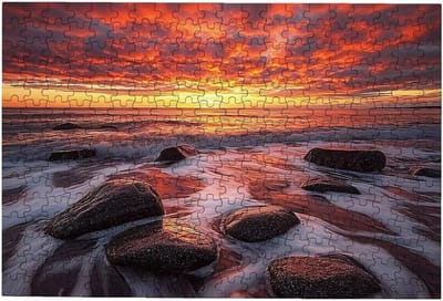 Legpuzzels Volwassenen - Landschap Puzzel - Ontspanning Thuis - Lindehouten Stukjes - 4000 Stukjes - Meerkleurig