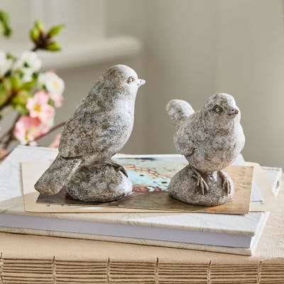 Decoratieve vogel set van 2 Corviano