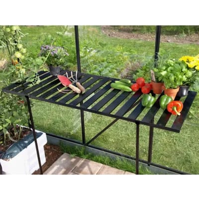 Vitavia Opvouwbare Tafel Aluminium Zwart 120x56x81cm