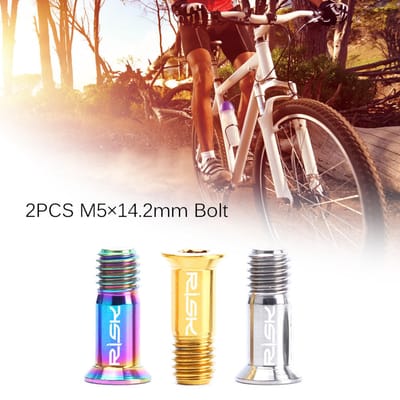 M5x14.2mm Fiets MTB Bout Mountainbike Ultralichte Stuurpen Schroef goud