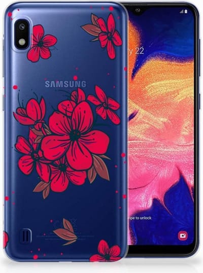 Samsung Galaxy A10 TPU Case Blossom Red